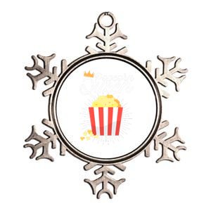 Popcorn Queen Partnerlook Gift Metallic Star Ornament