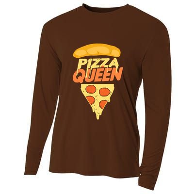 Pizza Queen Cooling Performance Long Sleeve Crew
