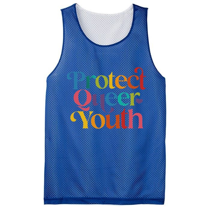 Protect Queer Pride Lgbtq Mesh Reversible Basketball Jersey Tank