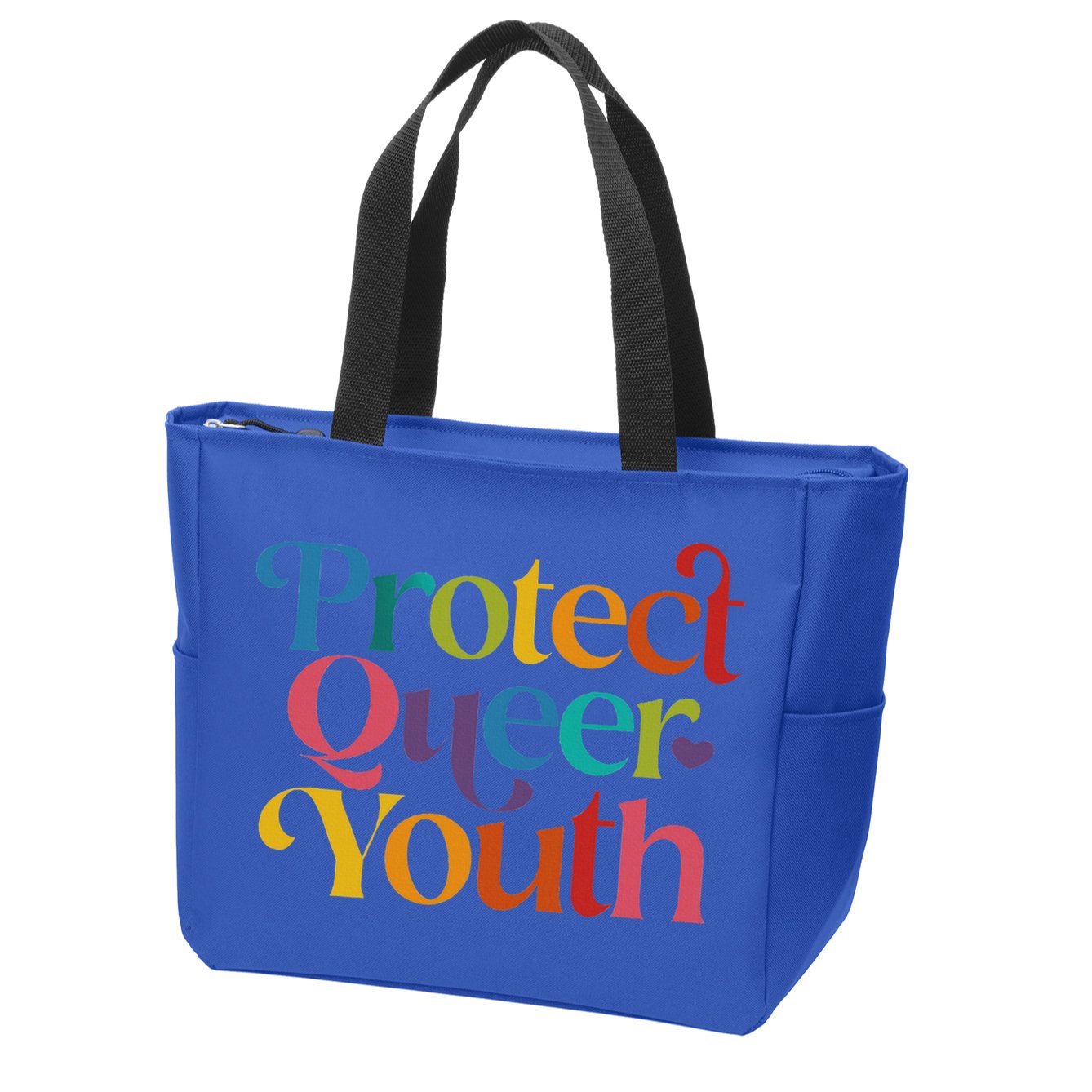 Protect Queer Pride Lgbtq Zip Tote Bag