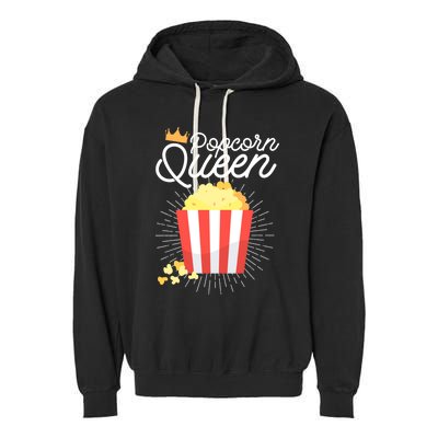 Popcorn Queen Partnerlook Cute Gift Garment-Dyed Fleece Hoodie