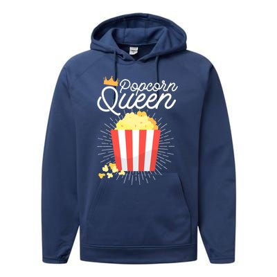 Popcorn Queen Partnerlook Cute Gift Performance Fleece Hoodie