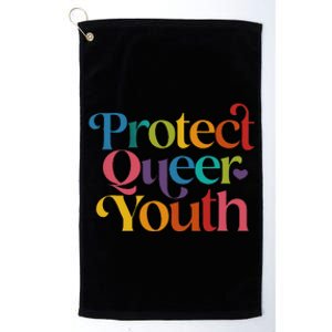 Protect Quee Queer Pride Lgbtq Platinum Collection Golf Towel