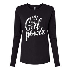  Power Queen! Strong Feminist Gift Birthday Present Womens Cotton Relaxed Long Sleeve T-Shirt