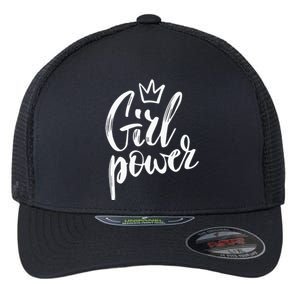  Power Queen! Strong Feminist Gift Birthday Present Flexfit Unipanel Trucker Cap