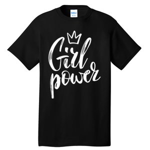  Power Queen! Strong Feminist Gift Birthday Present Tall T-Shirt