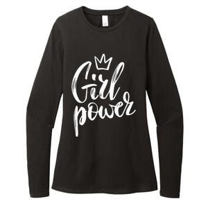  Power Queen! Strong Feminist Gift Birthday Present Womens CVC Long Sleeve Shirt