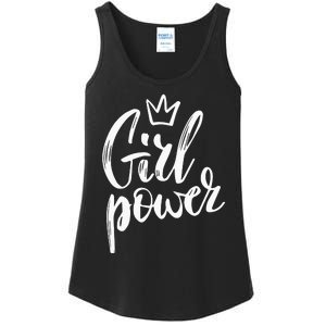  Power Queen! Strong Feminist Gift Birthday Present Ladies Essential Tank