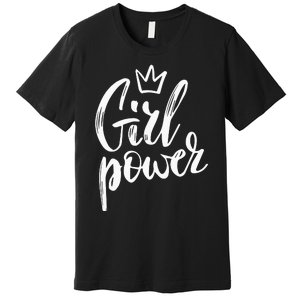  Power Queen! Strong Feminist Gift Birthday Present Premium T-Shirt