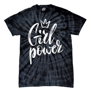  Power Queen! Strong Feminist Gift Birthday Present Tie-Dye T-Shirt