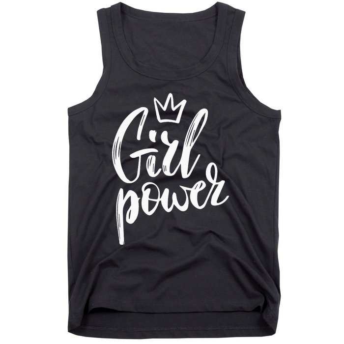  Power Queen! Strong Feminist Gift Birthday Present Tank Top