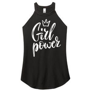  Power Queen! Strong Feminist Gift Birthday Present Women's Perfect Tri Rocker Tank