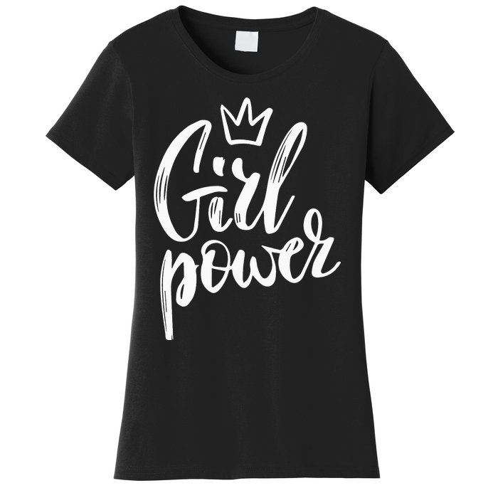  Power Queen! Strong Feminist Gift Birthday Present Women's T-Shirt