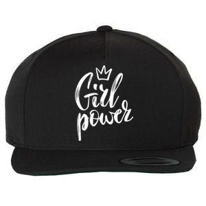  Power Queen! Strong Feminist Gift Birthday Present Wool Snapback Cap