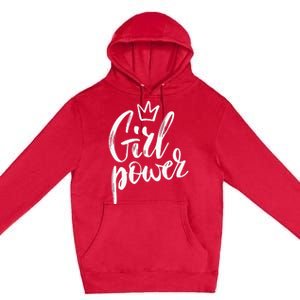  Power Queen! Strong Feminist Gift Birthday Present Premium Pullover Hoodie