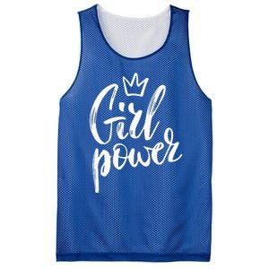 Power Queen! Strong Feminist Gift Birthday Present Mesh Reversible Basketball Jersey Tank