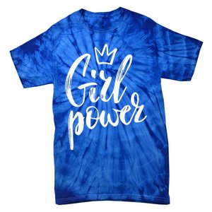 Power Queen! Strong Feminist Gift Birthday Present Tie-Dye T-Shirt