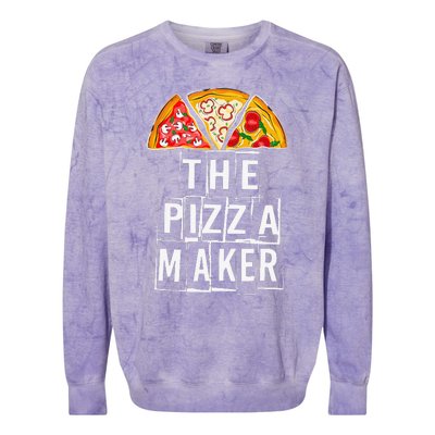 Pizza quote This Guy Makes The Best Pizza Maker Colorblast Crewneck Sweatshirt