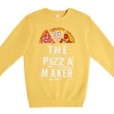 Pizza quote This Guy Makes The Best Pizza Maker Premium Crewneck Sweatshirt