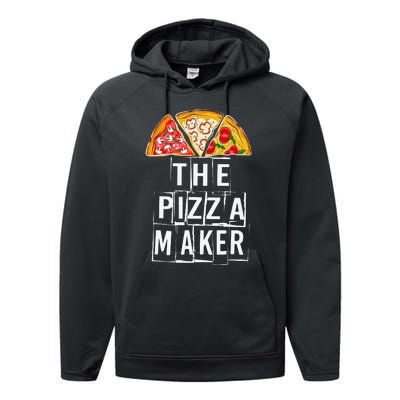 Pizza quote This Guy Makes The Best Pizza Maker Performance Fleece Hoodie