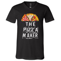 Pizza quote This Guy Makes The Best Pizza Maker V-Neck T-Shirt