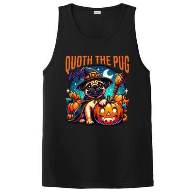 Poets Quoth The Pug Woof Halloween Dog Lovers PosiCharge Competitor Tank