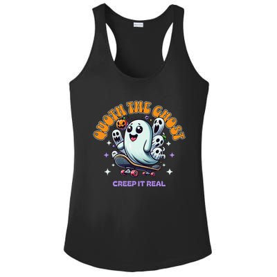 Poets Quoth The Ghost Creep It Real Halloween Ladies PosiCharge Competitor Racerback Tank