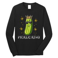 Pickle Queen Vegan Funny Cucumber Vegetable Long Sleeve Shirt