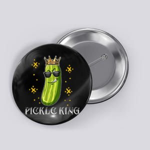 Pickle Queen Vegan Funny Cucumber Vegetable Button