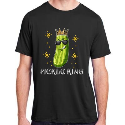 Pickle Queen Vegan Funny Cucumber Vegetable Adult ChromaSoft Performance T-Shirt