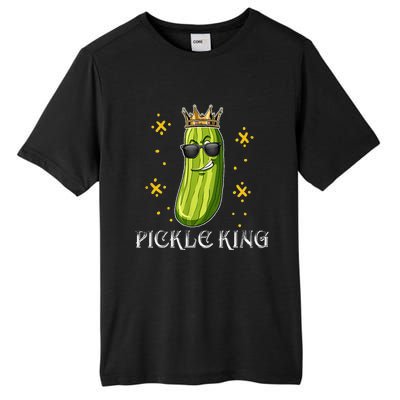 Pickle Queen Vegan Funny Cucumber Vegetable Tall Fusion ChromaSoft Performance T-Shirt