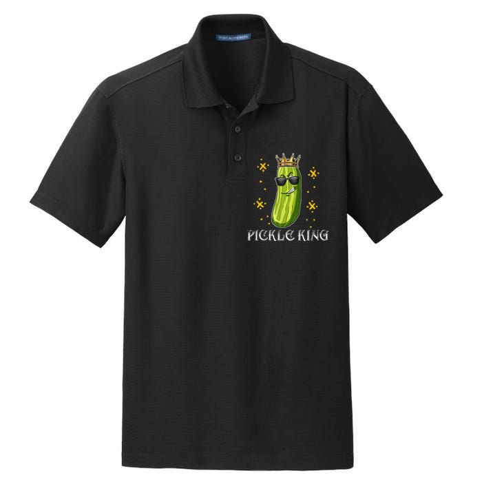 Pickle Queen Vegan Funny Cucumber Vegetable Dry Zone Grid Polo