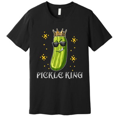 Pickle Queen Vegan Funny Cucumber Vegetable Premium T-Shirt