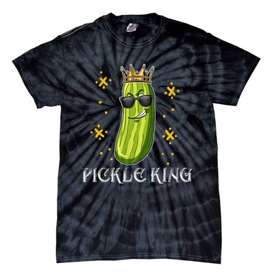 Pickle Queen Vegan Funny Cucumber Vegetable Tie-Dye T-Shirt