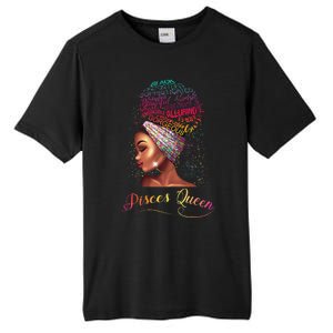 Pisces Queen Wo February March Zodiac Melanin Birthday Tall Fusion ChromaSoft Performance T-Shirt