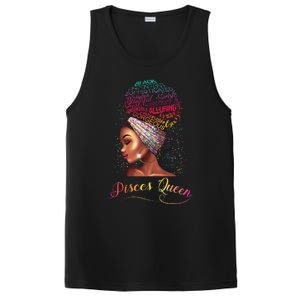 Pisces Queen Wo February March Zodiac Melanin Birthday PosiCharge Competitor Tank