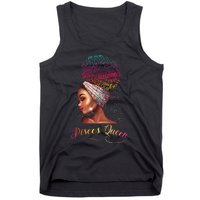 Pisces Queen Wo February March Zodiac Melanin Birthday Tank Top