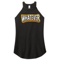 Playful Quirky Whatever Women’s Perfect Tri Rocker Tank