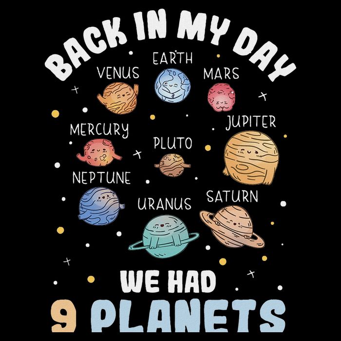 Pluto Quote We Had 9 Planets Galaxy Solar System Science Mousepad