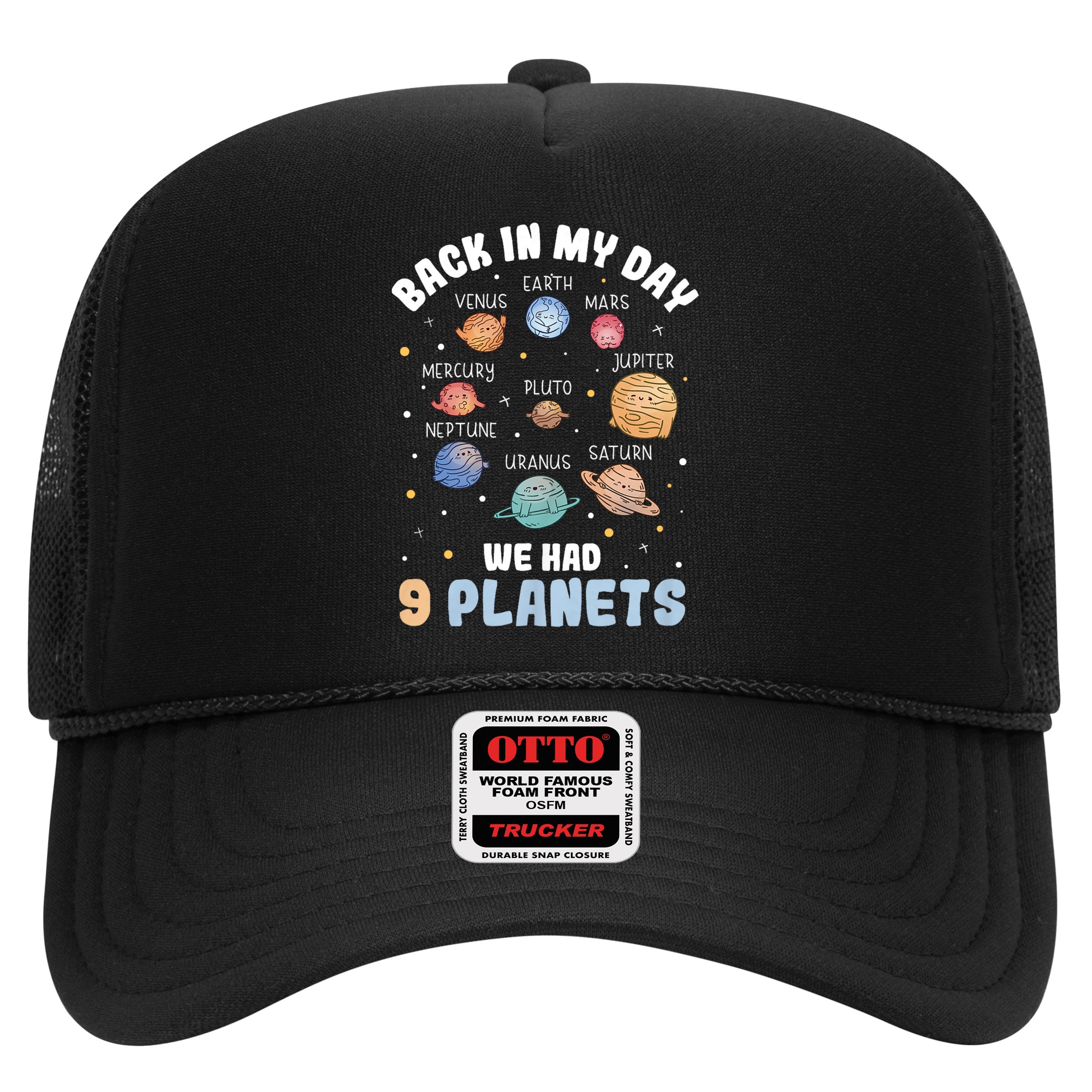 Pluto Quote We Had 9 Planets Galaxy Solar System Science Hat