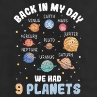 Pluto Quote We Had 9 Planets Galaxy Solar System Science Hat