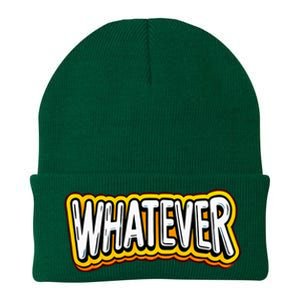 Playful Quirky Whatever Knit Cap Winter Beanie