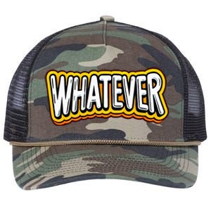 Playful Quirky Whatever Retro Rope Trucker Hat Cap