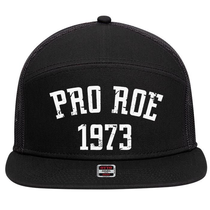 Pro Roe 1973 Distressed 7 Panel Mesh Trucker Snapback Hat