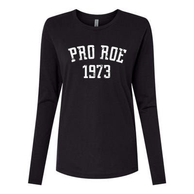 Pro Roe 1973 Distressed Womens Cotton Relaxed Long Sleeve T-Shirt