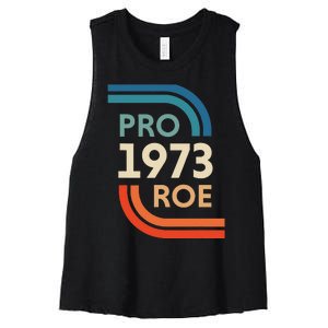 Pro Roe 1973 Women's Racerback Cropped Tank