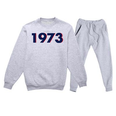 Pro Roe 1973 Premium Crewneck Sweatsuit Set