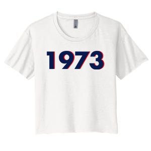 Pro Roe 1973 Women's Crop Top Tee