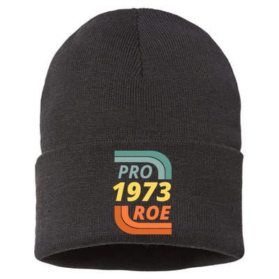 Pro Roe 1973 Roe Vs Wade Pro Choice Sustainable Knit Beanie