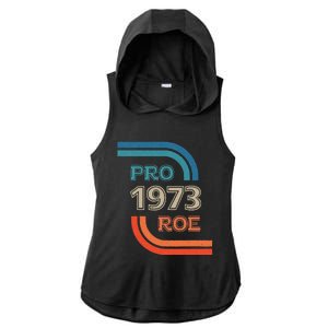 Pro Roe 1973 Roe Vs Wade Pro Choice Womens Rights Ladies PosiCharge Tri-Blend Wicking Draft Hoodie Tank